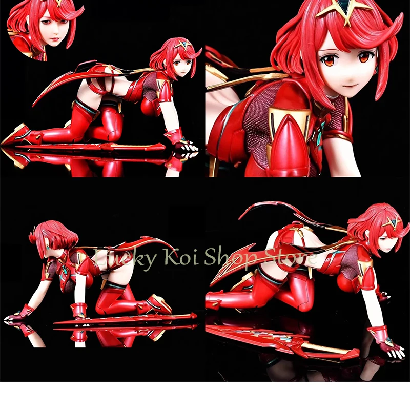 15CM Xenoblade Chronicles 2 game Anime Figure Pyra Figure Sexy girl Figure PVC Statue Desk Decor Christmas boy birthday Gift Toy