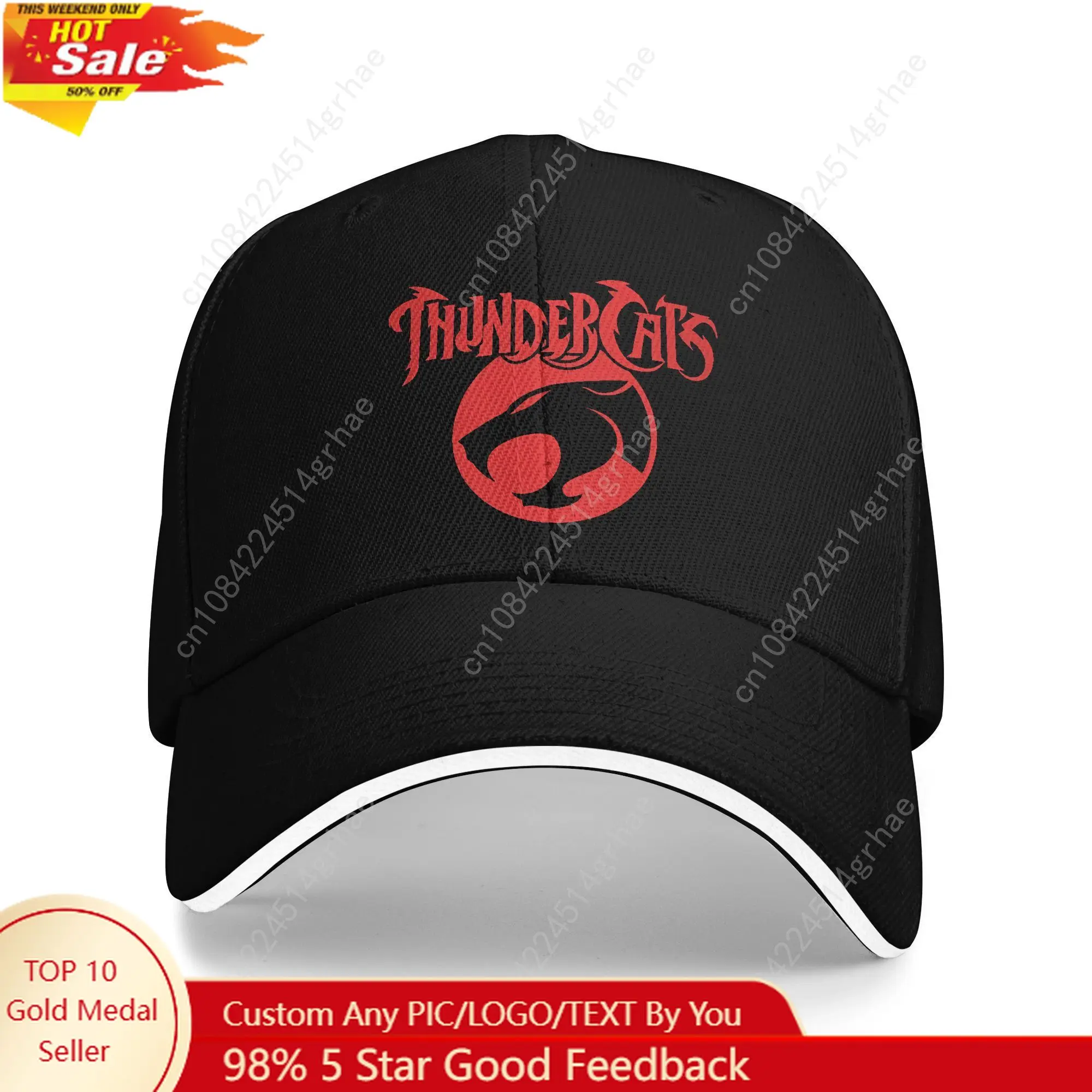 

Thundercats Baseball Caps Retro Cartoon Sandwich Hats for Men Women Adjustable Dad Hat Outdoor