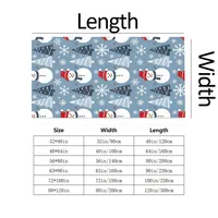 Cute Winter Snowman Christmas Tree Rug, Holiday Carpet, Suitable for Living Room, Bedroom, and Home Floor Decoration 7