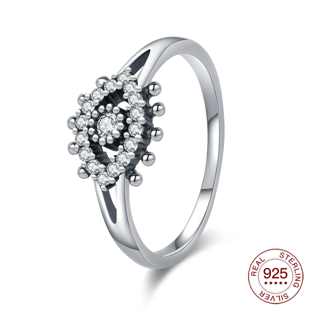 

New Rings 925 Silver Original Eye Of The Demon Ring For Women Luxury Zircon Simple Finger Ring Wedding Ring Set Jewelry Gift