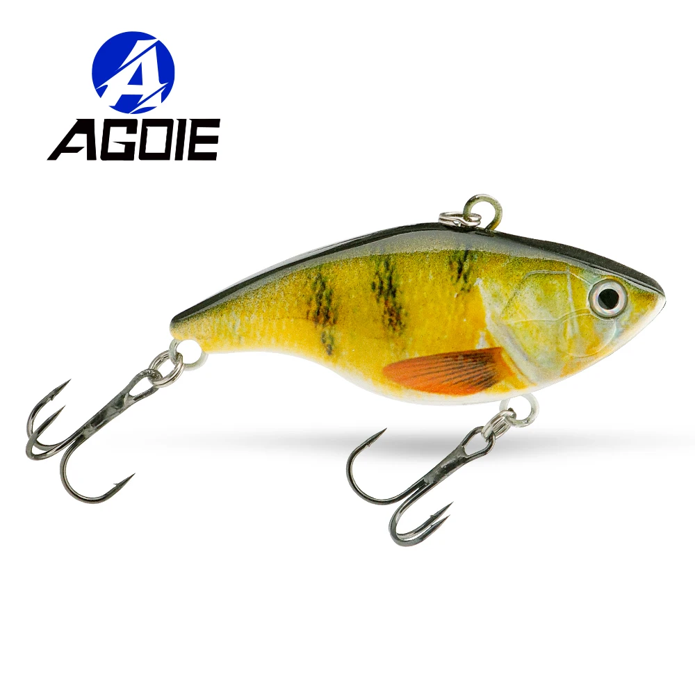 

Agoie 7cm 18g Lipless Rattle Vibration Lure For Bass Fishing VIB Slow Sinking Vibration Bait Ideal For Saltwater Fishing