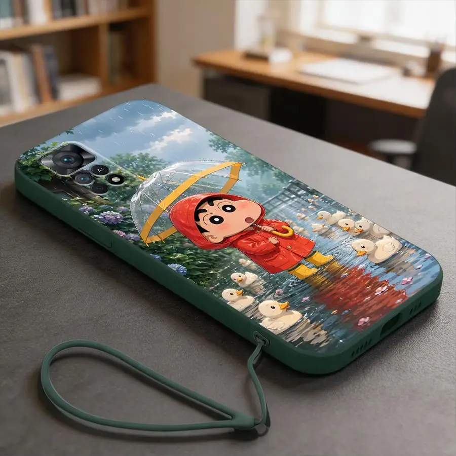 Shin-Chans Umbrella Case for Xiaomi Redmi K60 K40 14C A1 A2 A5 13C 9 8 10 A3x 12C Phone Cover view 2