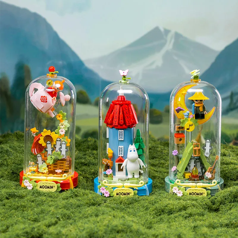 Pantasy Moomin Wonderland Series Building Blocks Romantic and Fun