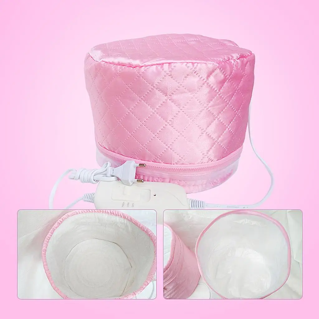 

Thermal Hat for Hair Electric Heating Cap Deep Nourishing Treatment Bonnet for Black Hair Home Salon