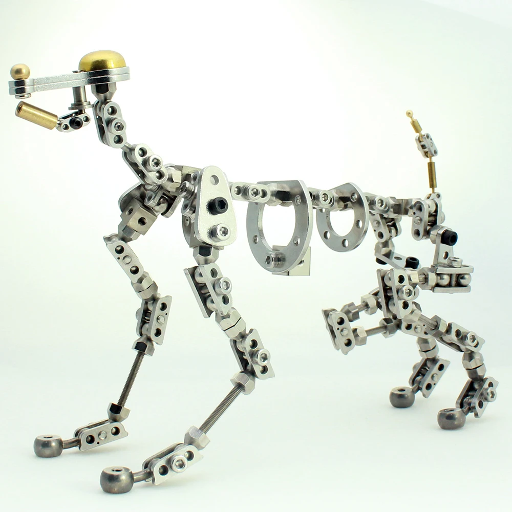 High quality stainless steel animal armature dog armature skeleton for stop motion