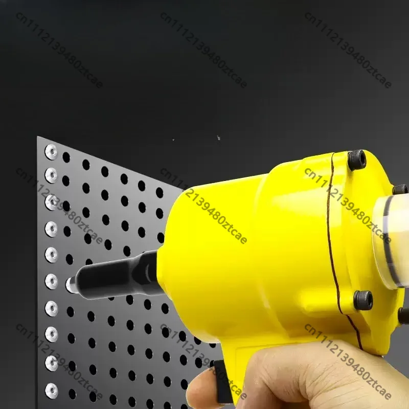 Industrial Hydraulic Pneumatic Rivet Gun, Lightweight Aluminum Alloy, 4.8mm Rivet & Nut Gun