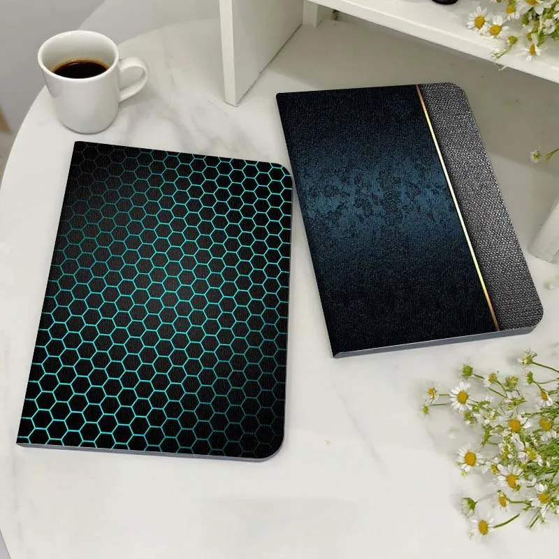 

Dark Blue Pattern Edge For Xiaoxin Lenovo Tab Pad K11 K10 M10 P11 3rd Plus Pro Legion Y700 Y900 Gen4 2 Tablet Case Gift