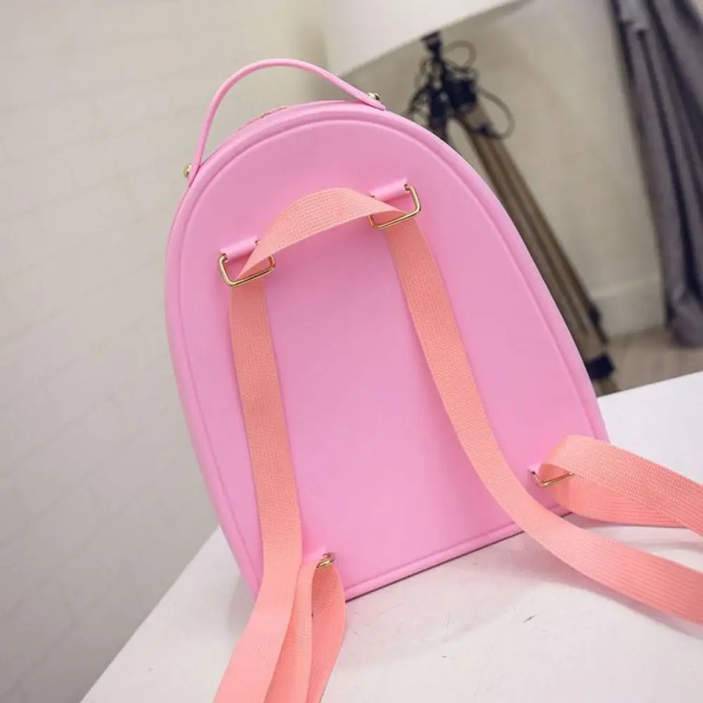 Fashion Adjustable Straps Silicone Backpack Waterproof Zippered Kids Schoolbags Soft Durable Kindergarten Knapsack Ladies