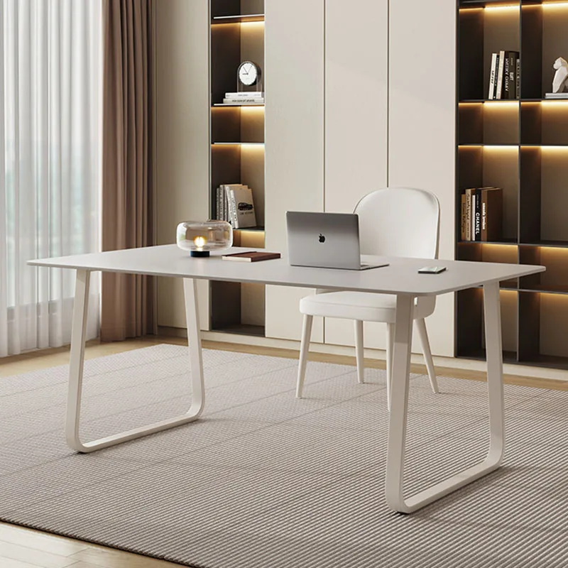Shelves Aesthetic Office Desk Luxury Standing Modern Computer Gaming Office Desk Conference Design Scrivania Trendy Furniture