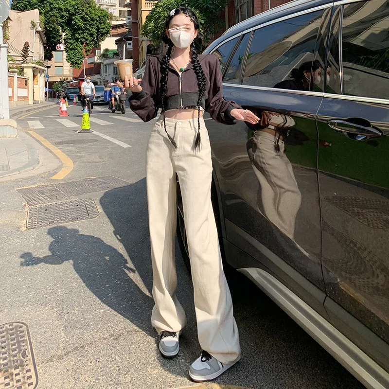 ジーンズ ハイウエスト 女性 プラスサイズ ビッグサイズ カーヴィー体型 女性用 デニム ファッション 快適 ベーシック シンプル 日常 多用途