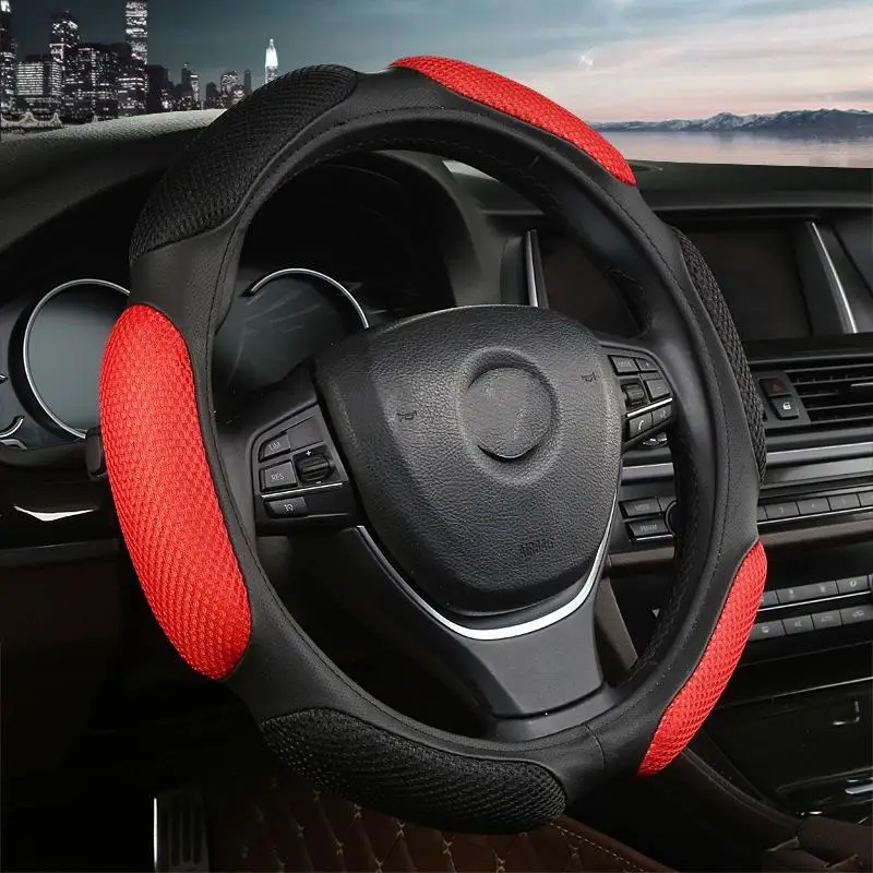 

Steering Wheel Cover Suitable For 38cm Diameter Car Accessories Interior Steering Wheel Protective Decoration Universal