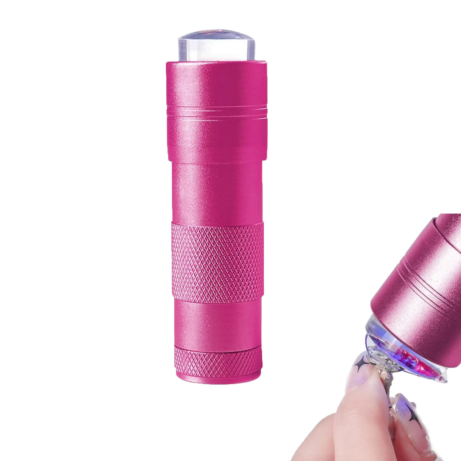 Lampe de luminothérapie portable en silicone, mini sèche-ongles UV LED pour manucure française, aide au timbre, art de bricolage