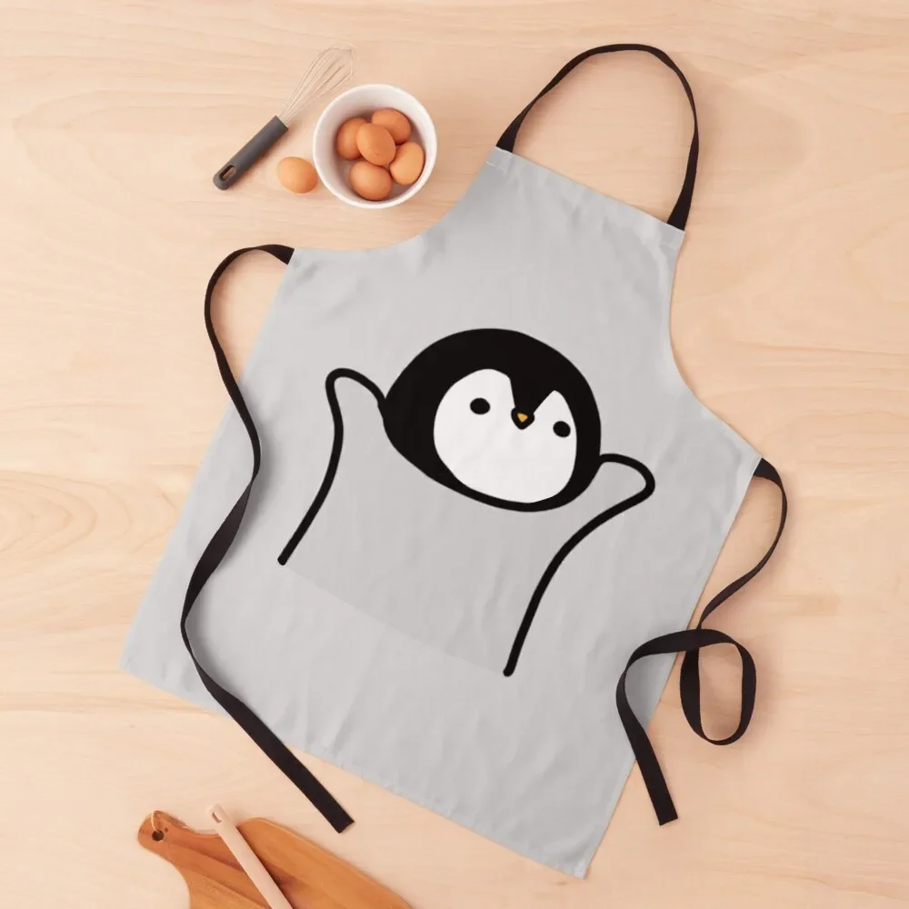 

Baby Penguin Apron New year's Waterproof Kitchen For Women Apron