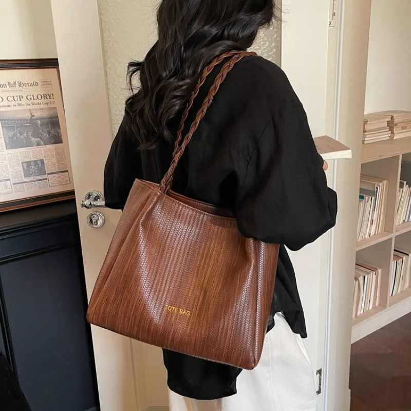 Classic Diaper Bag Elegant Leather Square Satchels Original Retro Handbag For Ladies Vintage Casual Simple