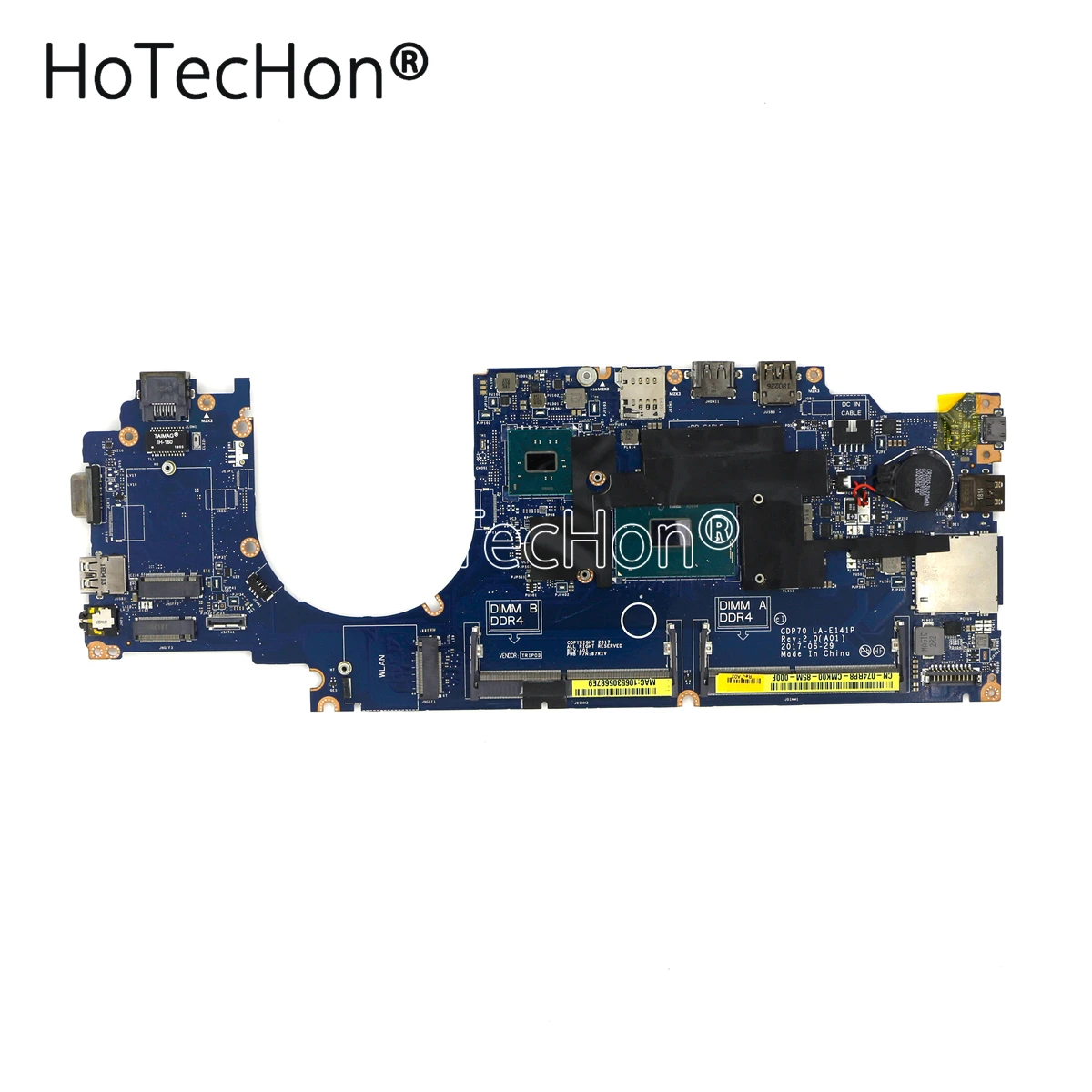 

74RP8 / 7X098 - Motherboard LA-E141P w/ i7-7820HQ for Dell Latitude 5480