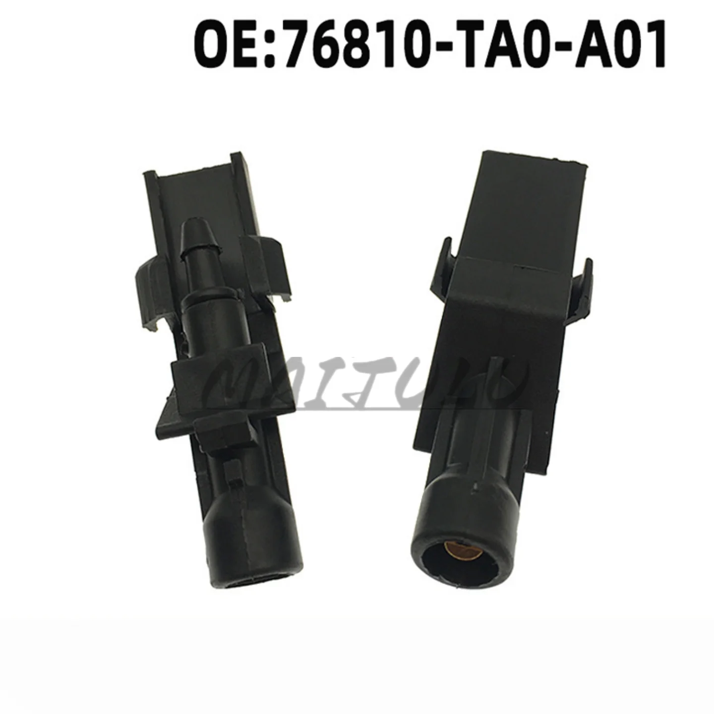 2Pcs Front Windshield Wiper Washer Jet Nozzle For Honda 2012-2016 CR-V 2008-2012 Accord # 76810TA0A01