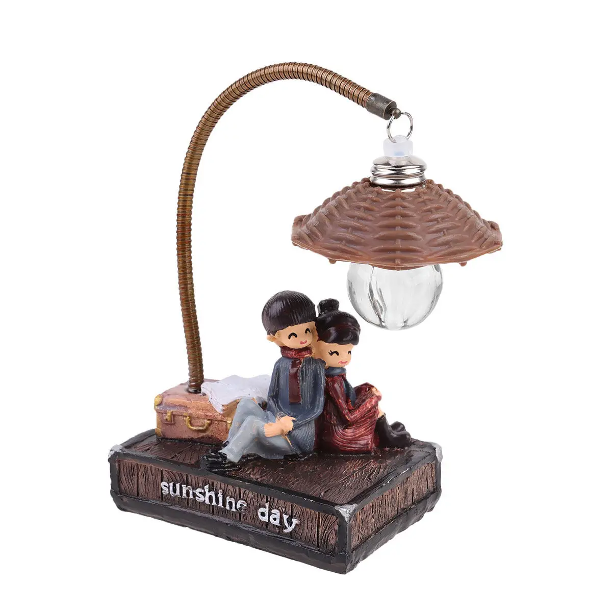 Exquisite Couple Night Light Red Clothing Creative Bedroom Lamp Bedside Decoration Romantic Gift for Boyfriend