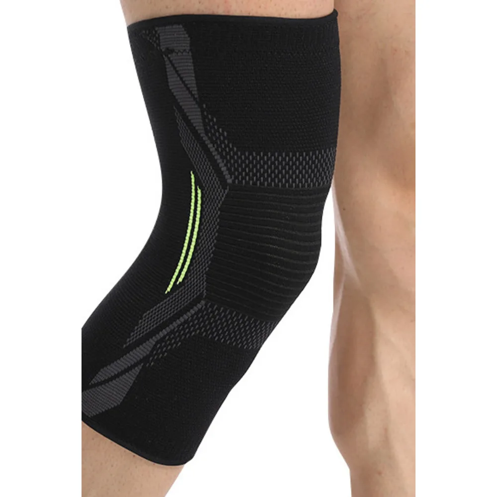 Basket traspirante professionale uomo maglia nylon gamba antiscivolo sport corsa menisco ginocchio protettore_voghion.com
