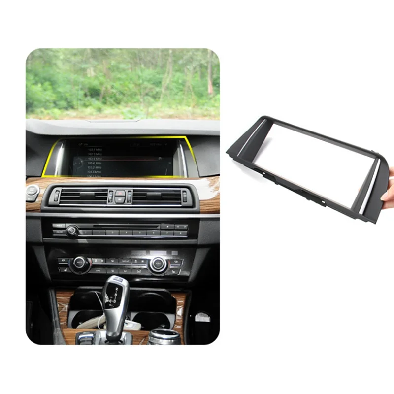 

Car Center Console 10.25 Inches Display Panel Frame Display Trim Panel For BMW 5 Series F10 2014-2016-A65M