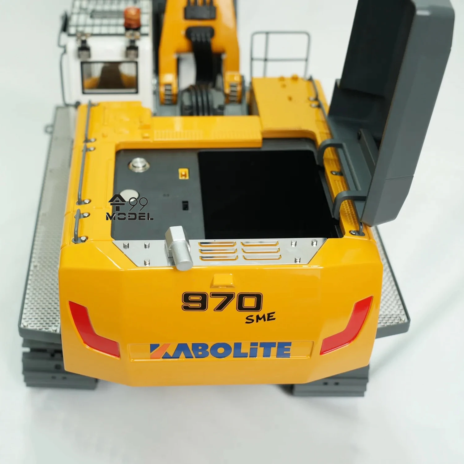 KABOLITE K970 سبيكة حفارة 1/18 K5901 RC حفارة لعبة مجسمة كهربائية مع نظام الإضاءة التحكم عن بعد نماذج من الشاحنات اللعب