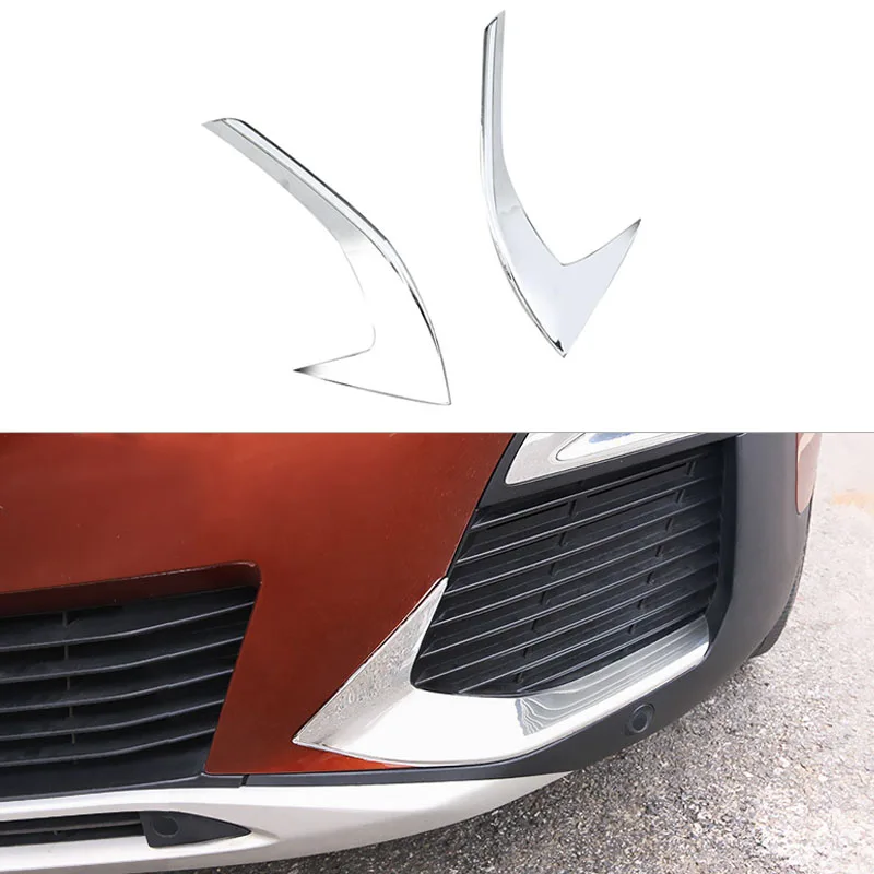 For Peugeot 3008 5008 GT 2017 2018 2019 2020 3008GT 5008GT Hybrid Car Front Fog Lamp Trim Cover Stickers Accessories