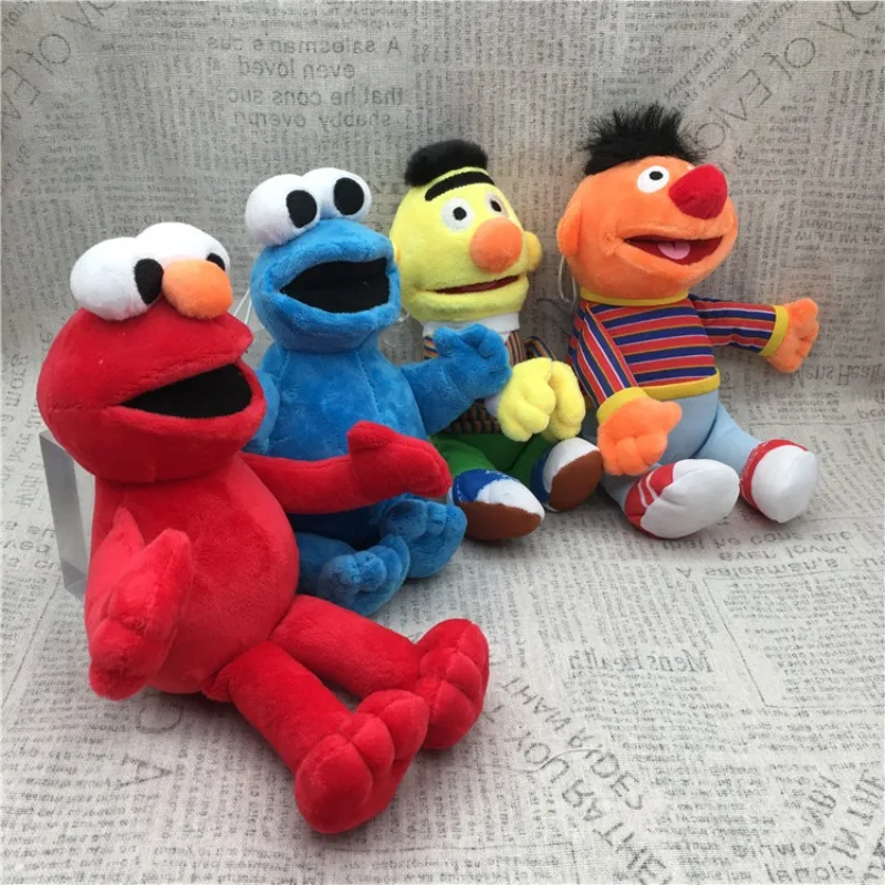 

New 10cm Kawaii Cute Sesame Street Elmo Elmo Plush Doll Toy Room Decoration Girl Birthday Gift Christmas Gift