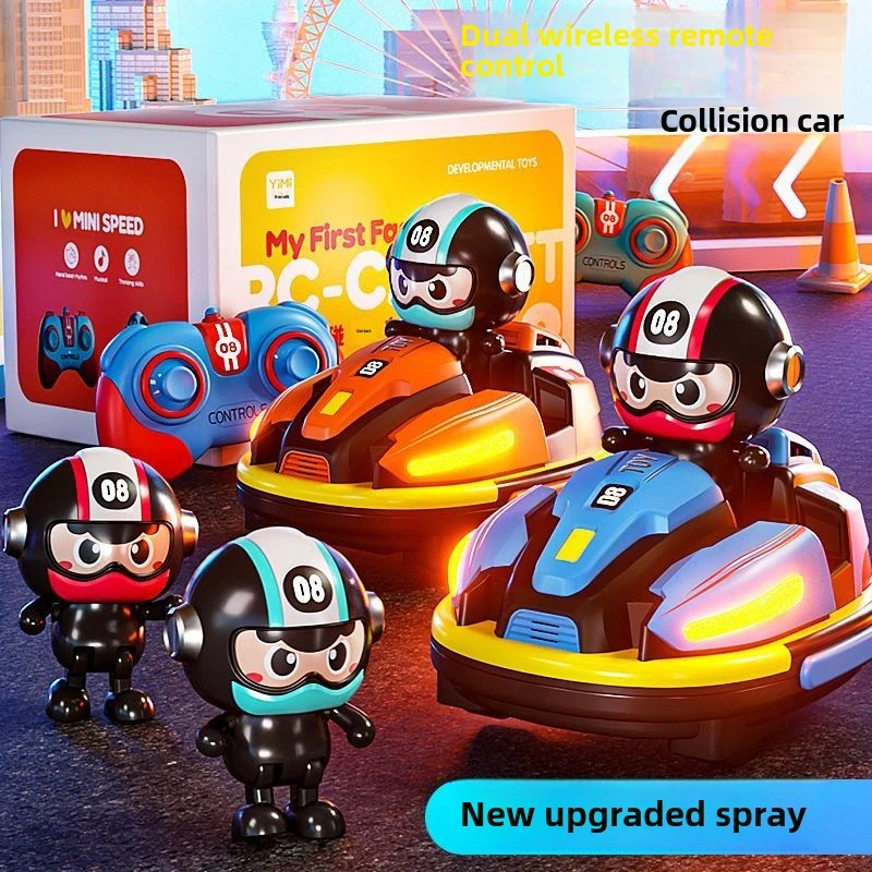 

Children's bumper car running kart Kid's electric remote control drift racing toy, parent-child battle gift for boys and girls