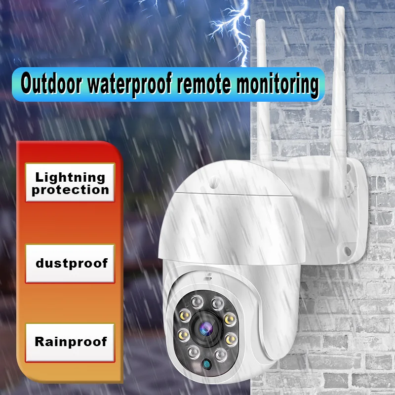 Security Cameras for Home Security Infrared Night Vision Outdoor Waterproof IP66 HD Mobile Phone Remote Control