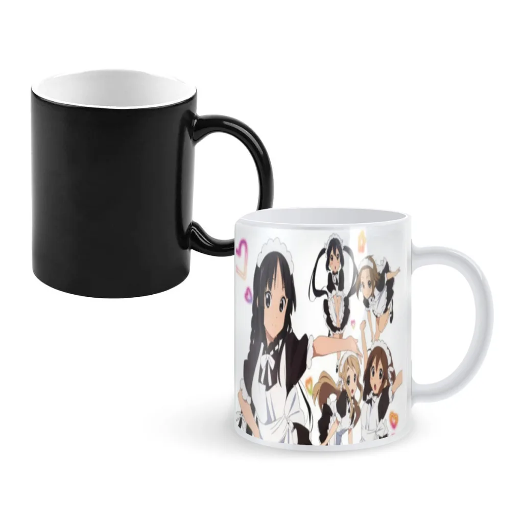 Anime-Japan-Kawaii-New-K-ON!Mug Character Stylish Porcelain Mug Hot Chocolate The Changes Color Cheap Cups