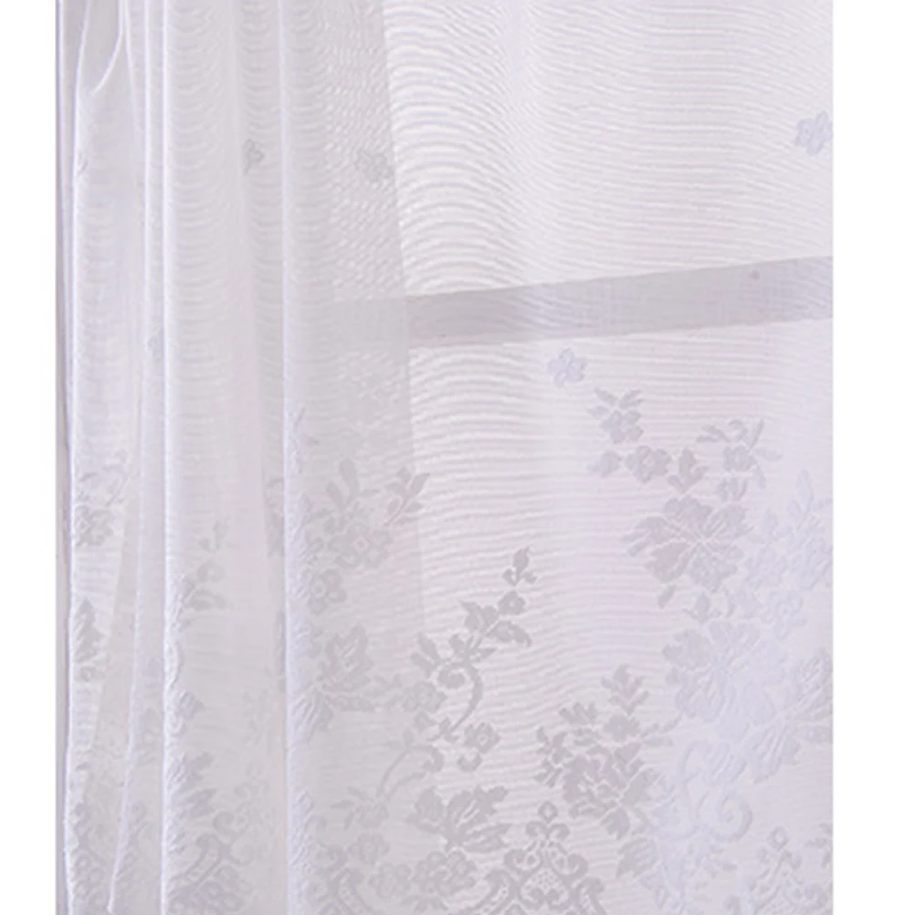 

Lace Curtains Half Sheer Window Short Decorative Shade Sun Proof Kitchen Bathroom Balcony Toilet Textiles