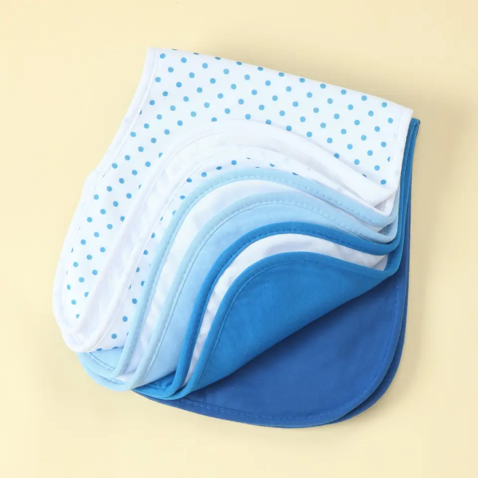Super Absorbent Waterproof Baby Burp Cloths 8-Pack