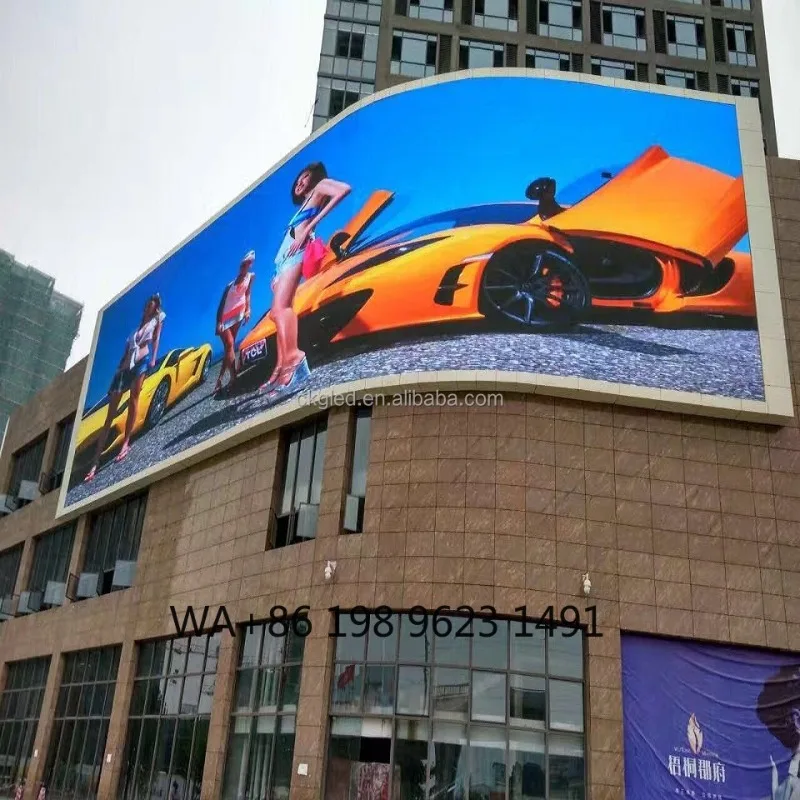 3D 4K Outdoor LED Billboard P3.125 Road Side Fixed Large Digital Screen for Commercial Street Advertising Display