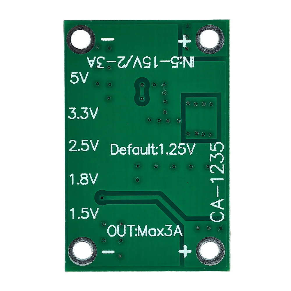 CA1235 Adjustable Power Module 3A CA-1235 Buck Module 5-16V Input to 1.25V 1.5/1.8/ 2.5/3.3V 5V Output Step-Down Power Supply