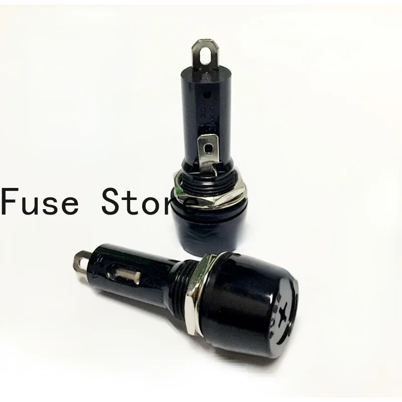 1PCS Imported Screw-type Fuse Holder R3-52A 6 * 30mm  Box Glass  20A 250V