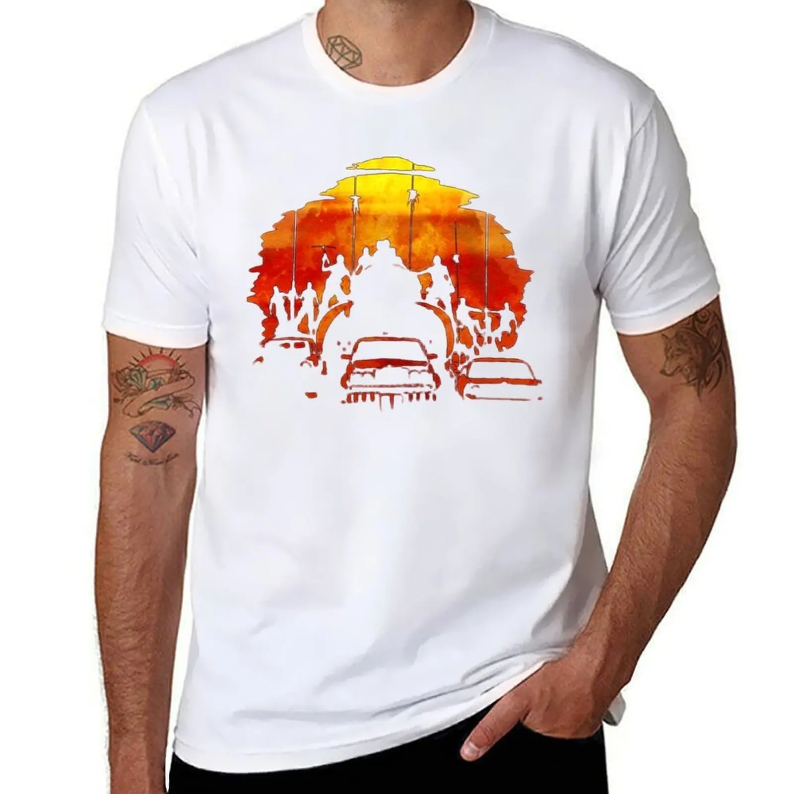 

Mad Max Fury Road, Sunset T-Shirt man t shirts cotton t shirt man plain T-Shirt