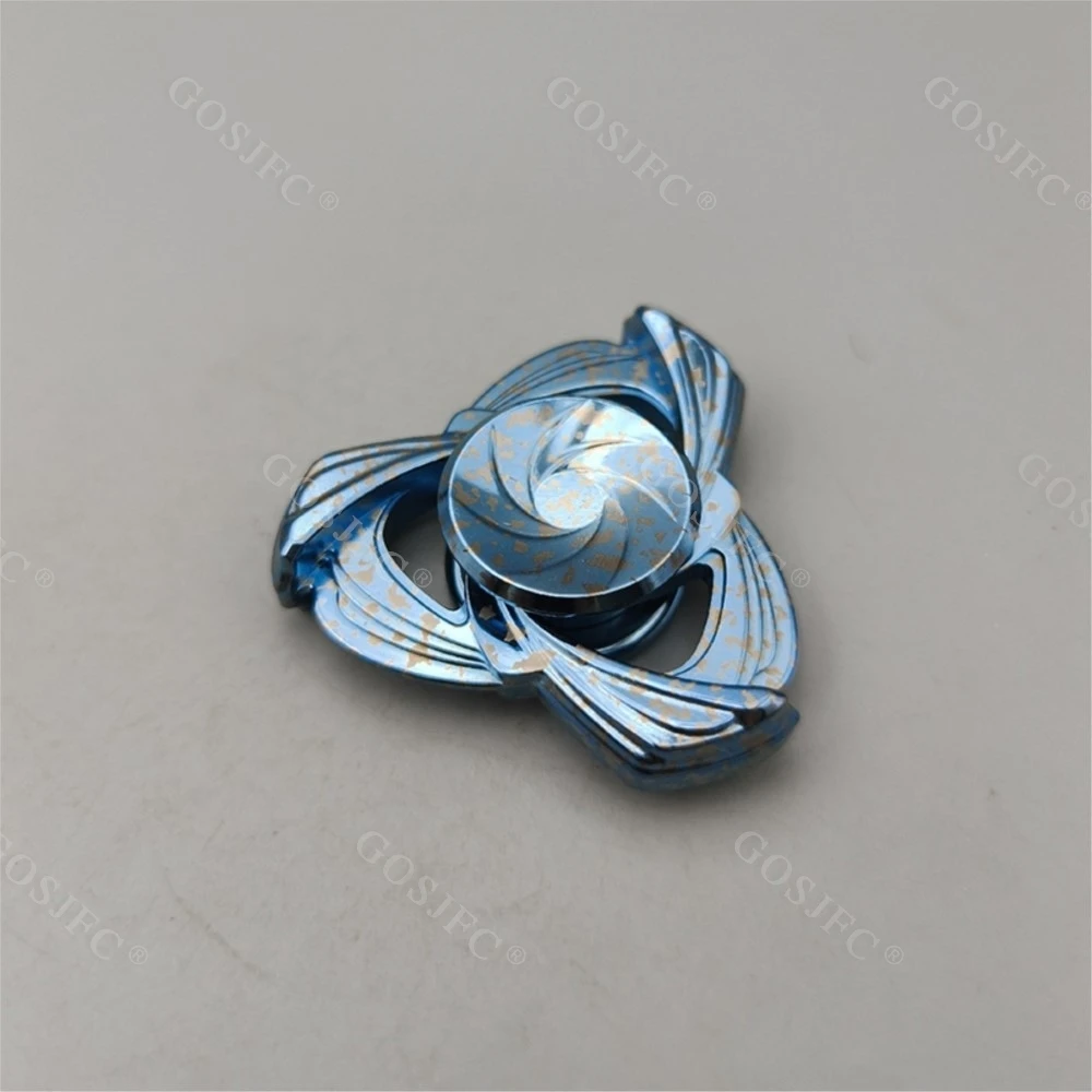 ELE EDC Morandi Giocattolo da tavolo di decompressione meccanico in metallo Fidget Spinner in lega di zirconio