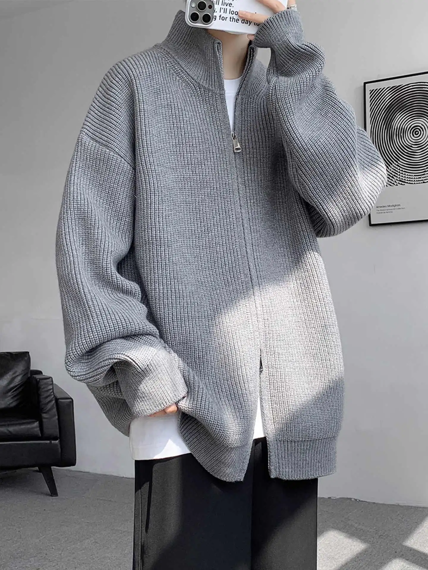 Ay Zipper Cardigan … - image