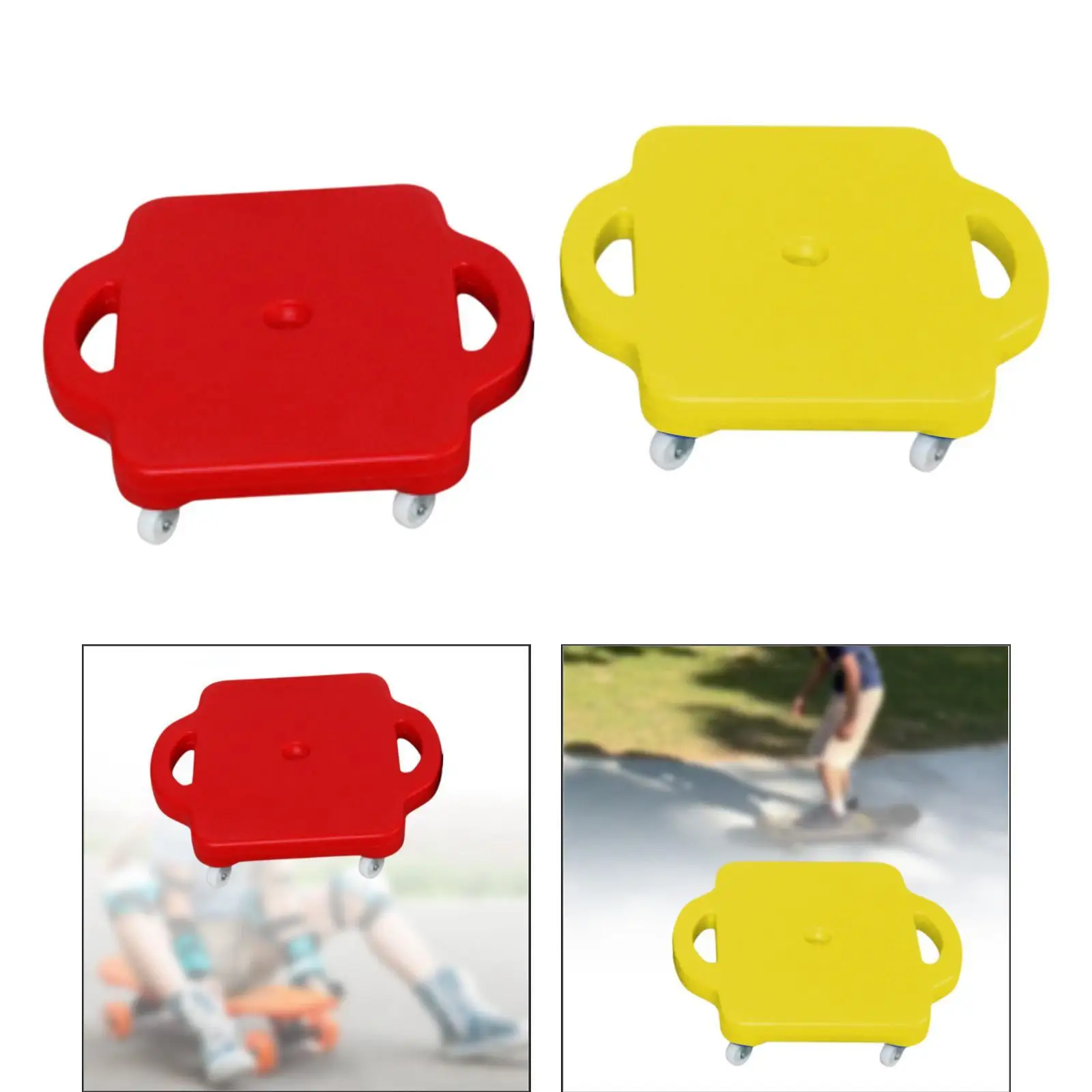 Kids Scooter Board with Handles for Recess Toys Preschool Development Elementary School Physical Education Play Equipment