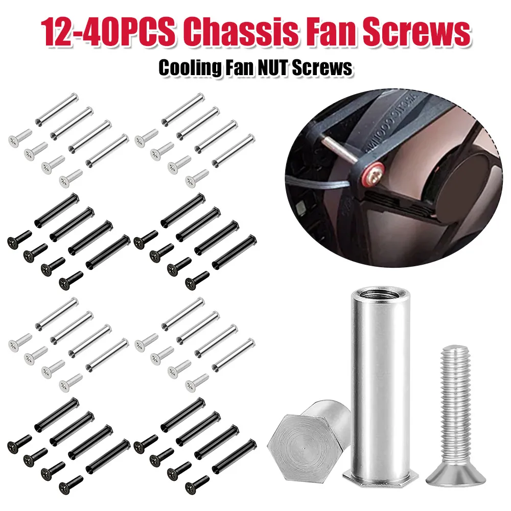 

Винты для крепления вентиляторов ПК: повышенная стабильность, более тихая работа, не повреждают вентилятор, для самостоятельной модификации систем охлаждения.