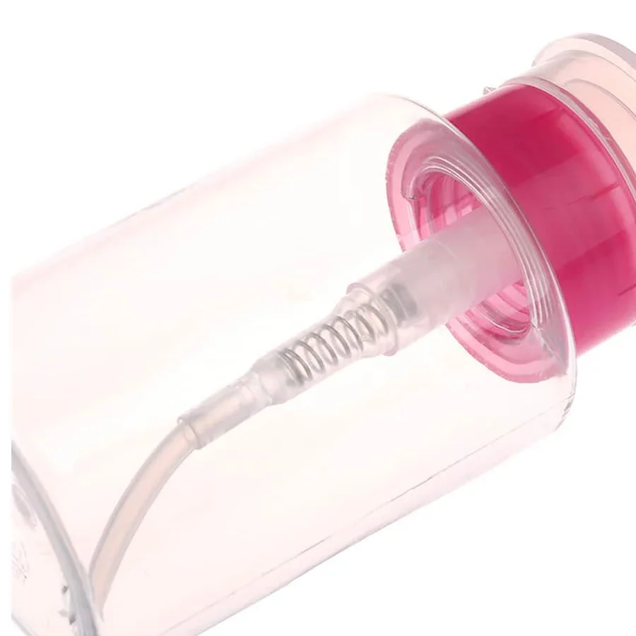 Mini pompe distributrice pour Nail Art de 75ML, bouteille vide, dissolvant de vernis Gel acrylique, nettoyant, récipient de liquide, stockage à petite pression