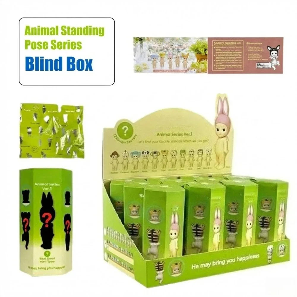 Caja Sorpresa de Figuras de Anime Angel Hippers, Muñecas Lindas para Decoración de Oficina y Habitación, Regalo Sorpresa de Cumpleaños para Niños