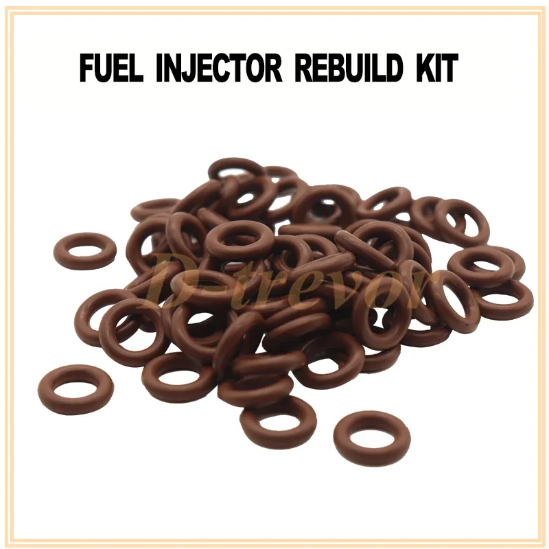 500pieces Fuel injector oring seals kit 14.5*3.5mm OD:8mm rubber orings fuel injector repair kits for Bosch Nissan Ford injector