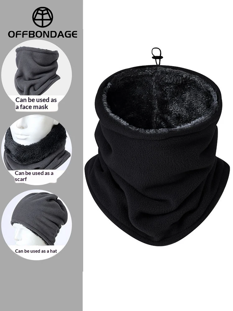 AliExpress NONE Winte Warm Mask Men Women Fleece Neck Warmer Outdoor Windproof Scarf Skiing cycling Sport Face Mask Balaclava Camping Hiking