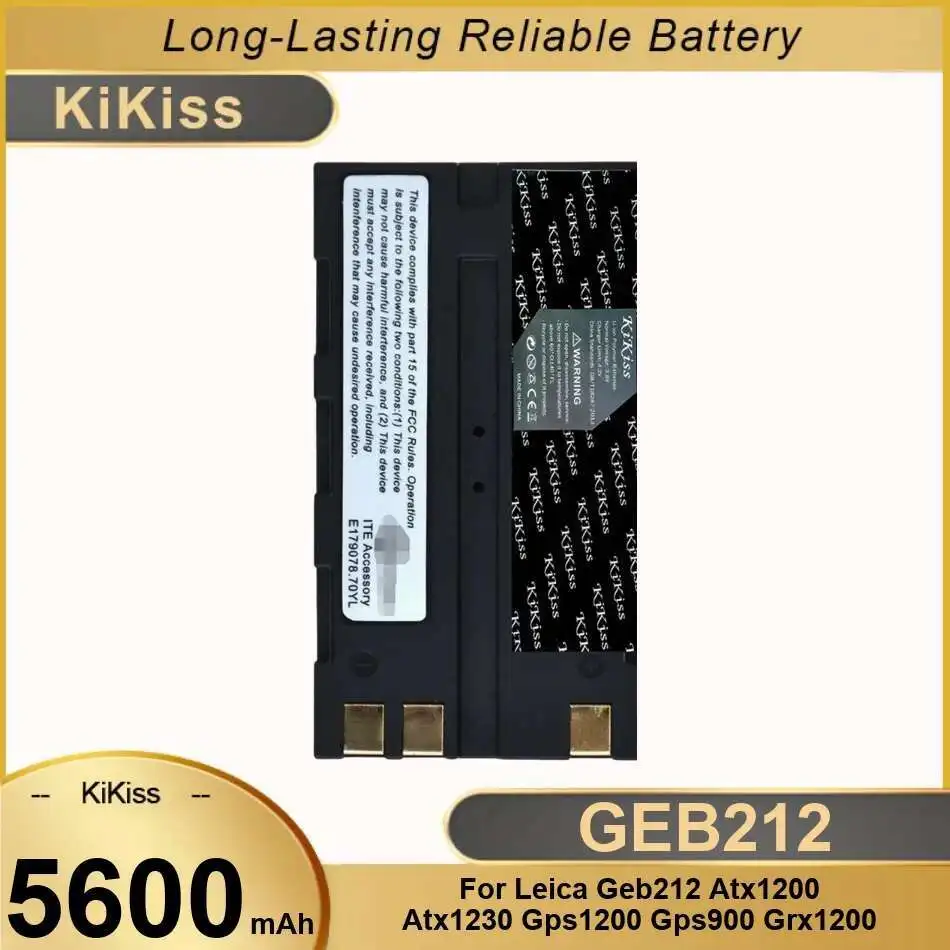 

Для Leica GEB212 ATX1200 ATX1230 GPS1200 GPS900 GRX1200 аккумулятор тахеометра 5600 мАч высокая емкость легкий вес