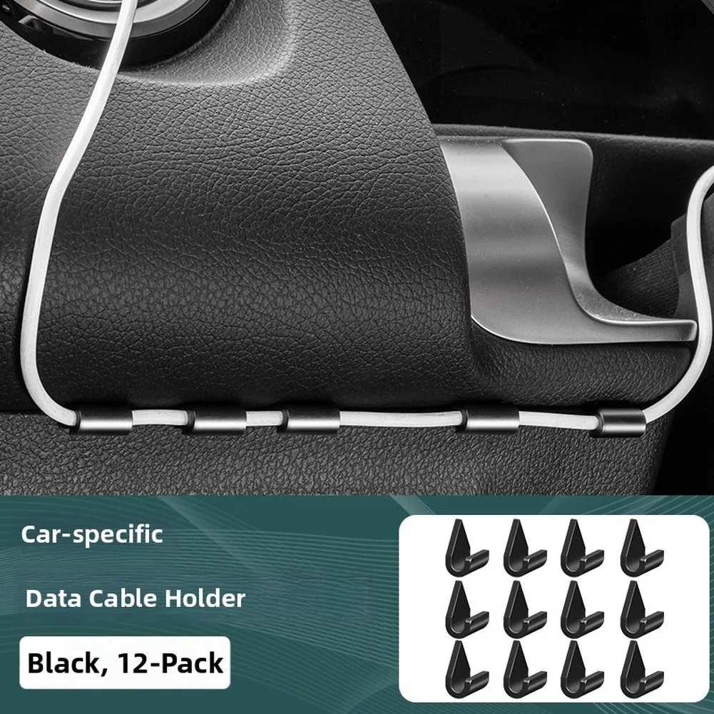 Discreet Design Cable Management Clips Cable Management Snap-in Cord Holder Car Trim Cable Clips Sleek Appearance