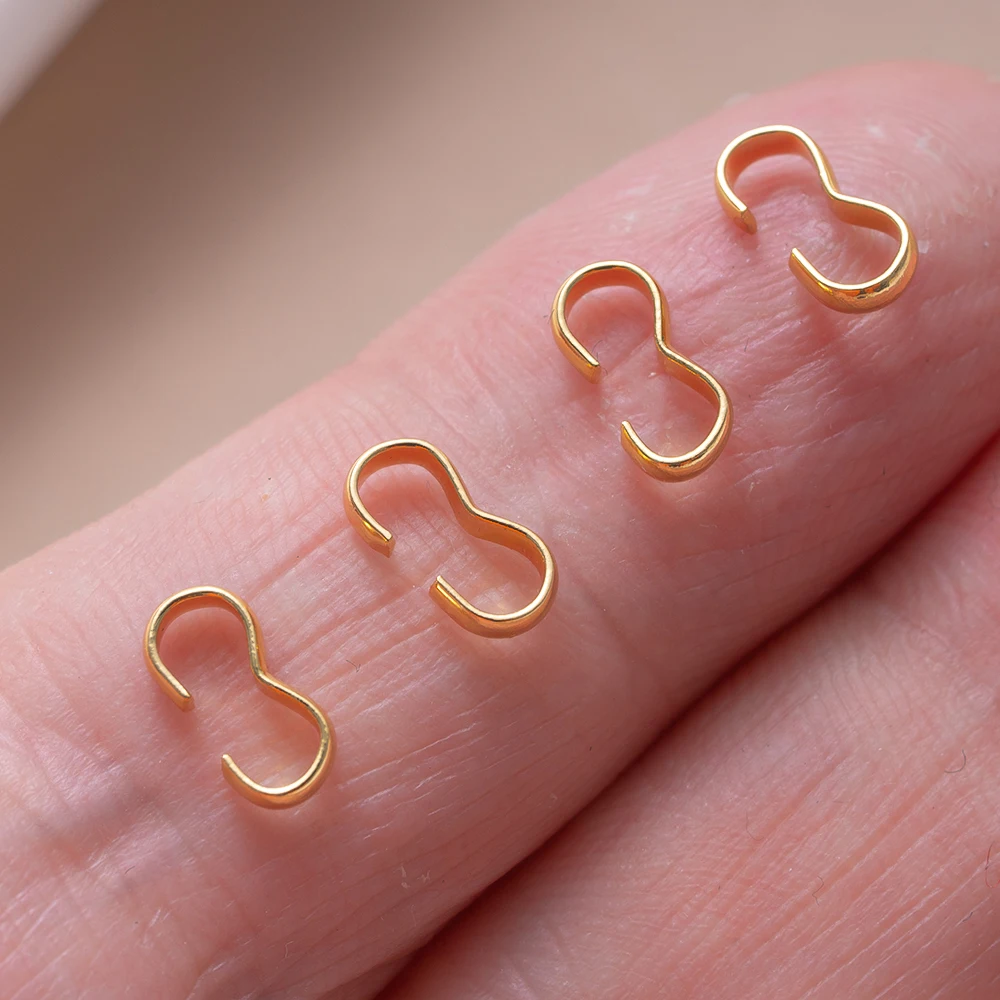 50 шт., 18 К позолоченные лату – обзор и цена Jewelry Making Knots For Clasps