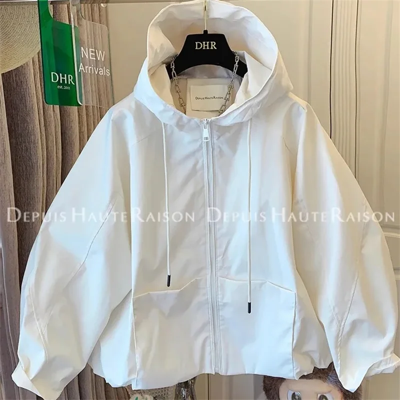 

Пальто женское новое пальто и куртки уникальный повседневный силуэт ветровка с капюшоном пальто женское короткое пальто осенний свободный кардиган пальто