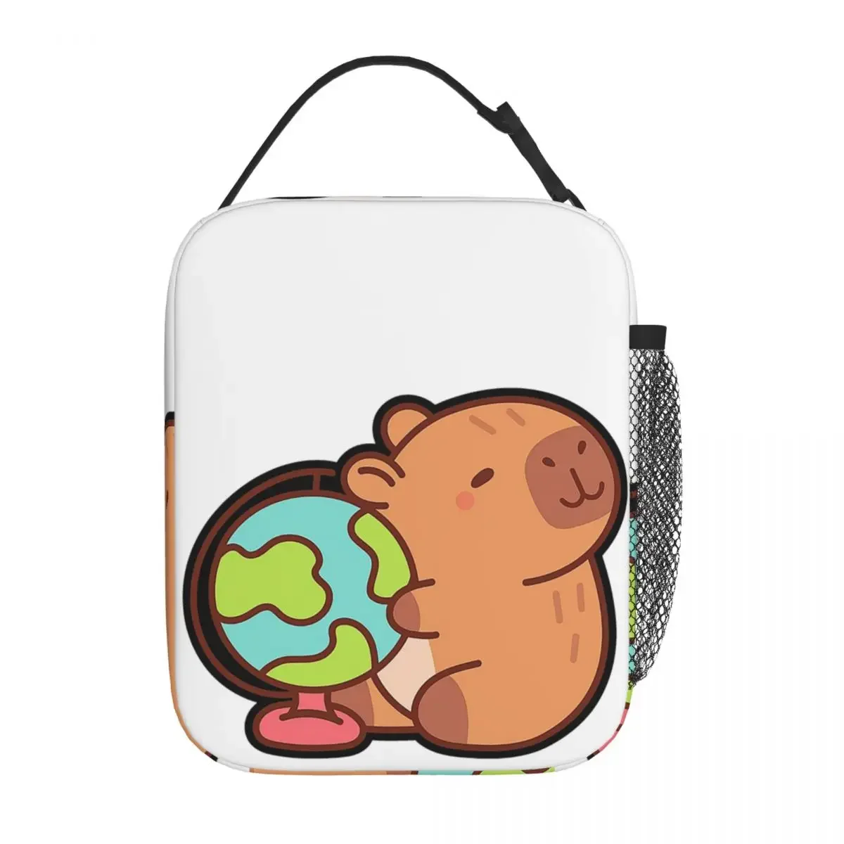 Capybara Insulated Lunch Bag for Women Children Leakproof Food Boxes Thermal Lunch Box Tote