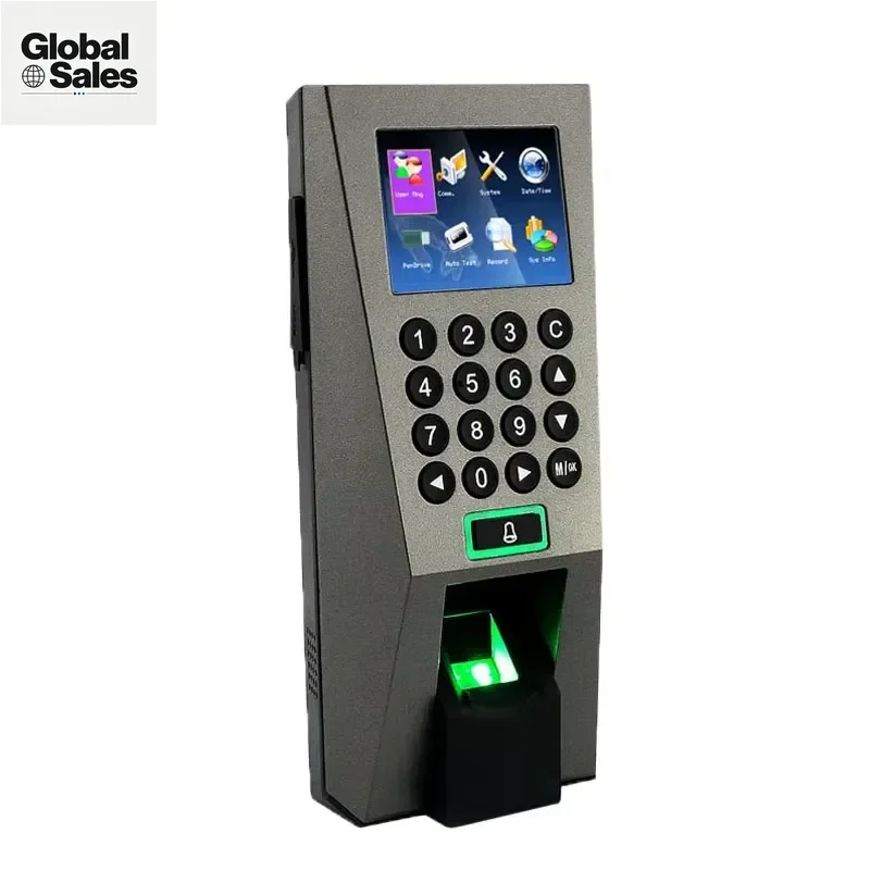 F18 Biometric Fingerprint Door Access Control System with Attendance Function Optional RFID and Free