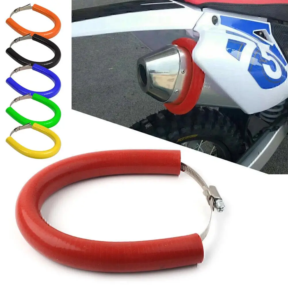 

Motorcycle Exhaust Protector Cover Guard Heat For Honda CR CRF 250 Dirt Bike More than 250cc Motocross Universal Parts R7O1